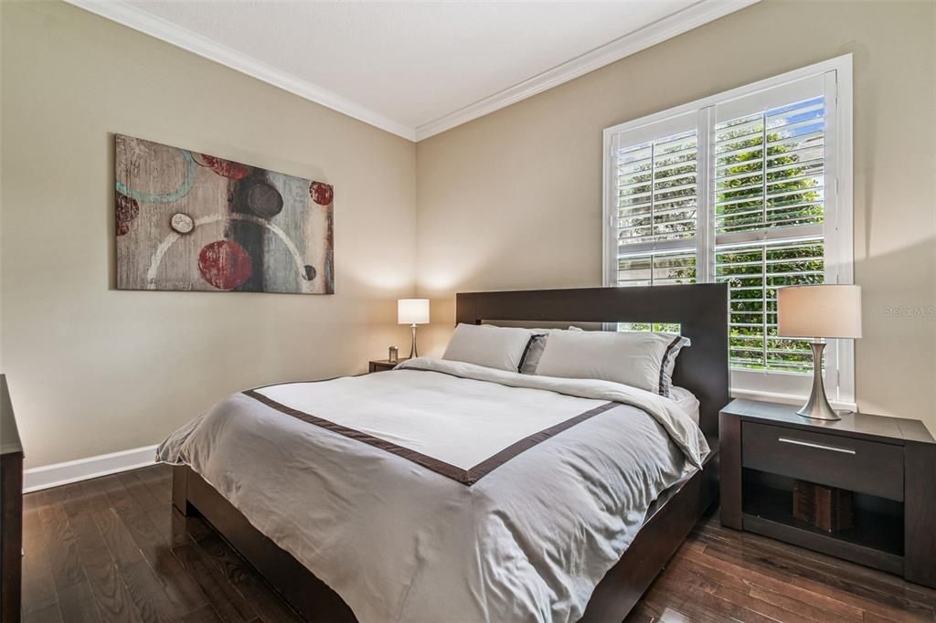 Bedroom, Interior, Wood Texture Flooring