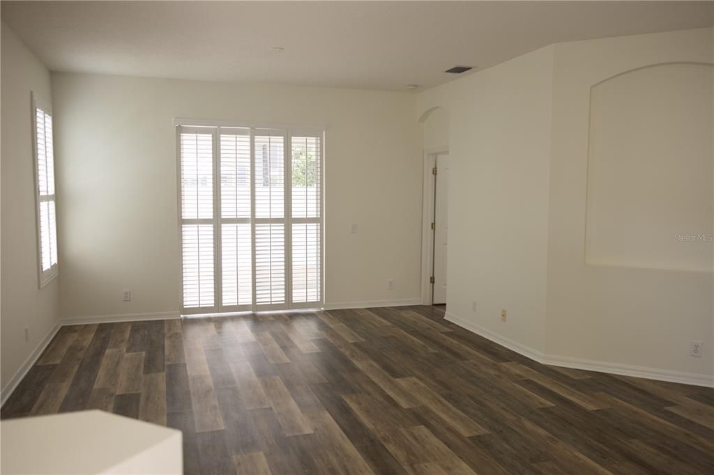 Empty room, Interior, Wood Texture Flooring