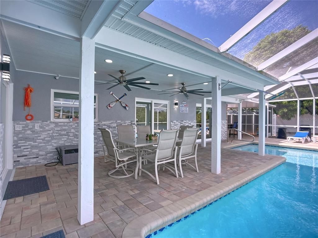 Dining room, Glass Ceilings, Interior, Pool, Sun Room