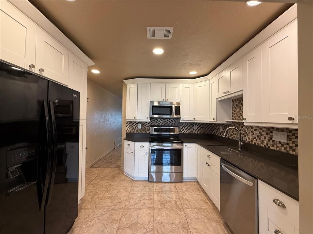 Interior, Kitchen, Recessed Lighting, Stainless Steel Appliances