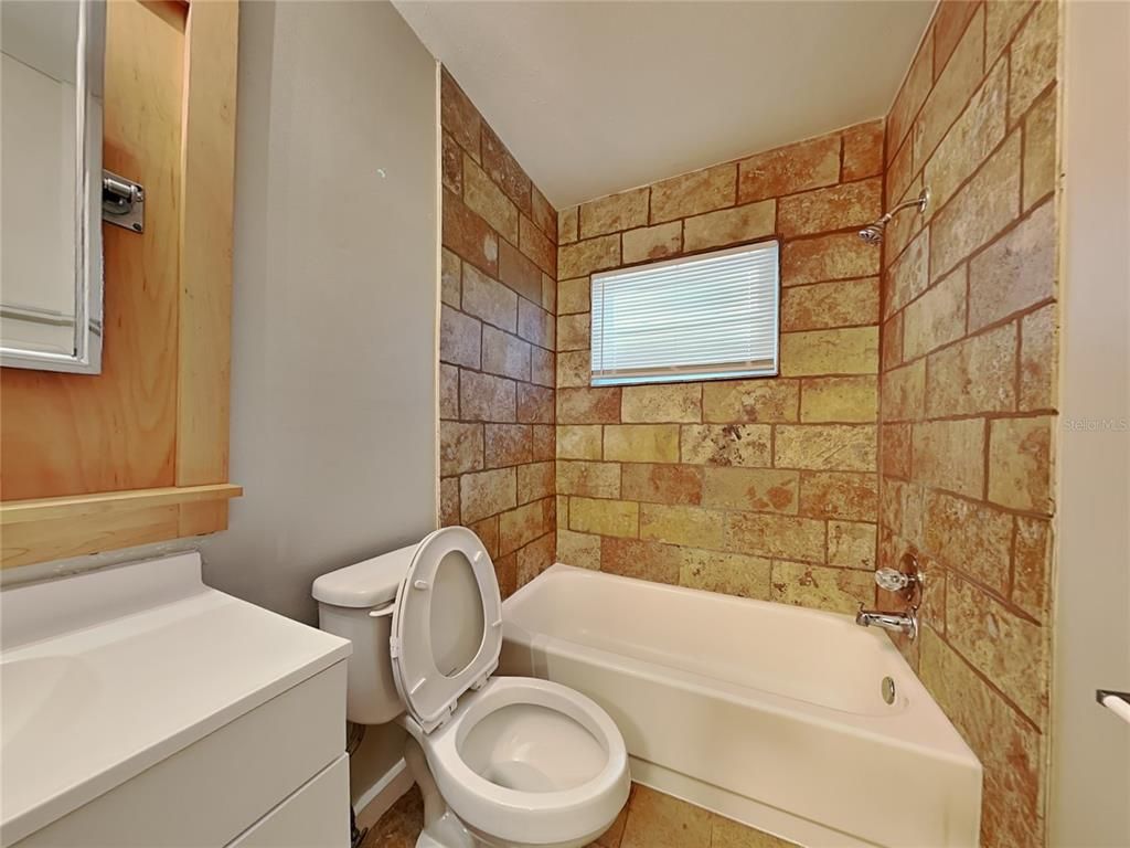 Bathroom, Interior, Stone Walls