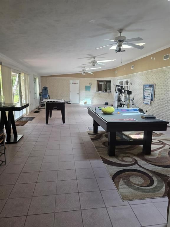 Billiard Table, Fitness Equipment, Game Room, Interior