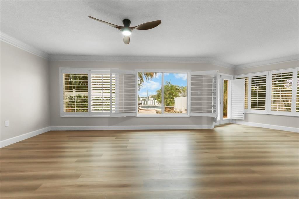 Empty room, Interior, Wood Texture Flooring