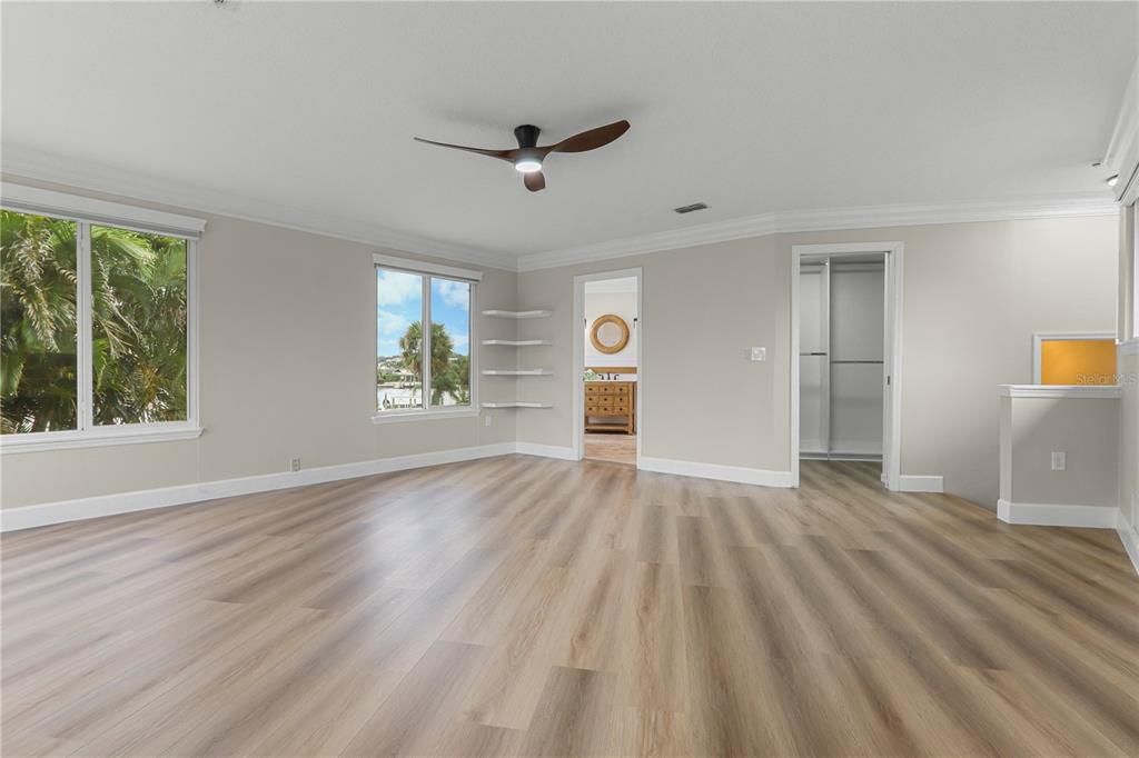 Empty room, Interior, Wood Texture Flooring