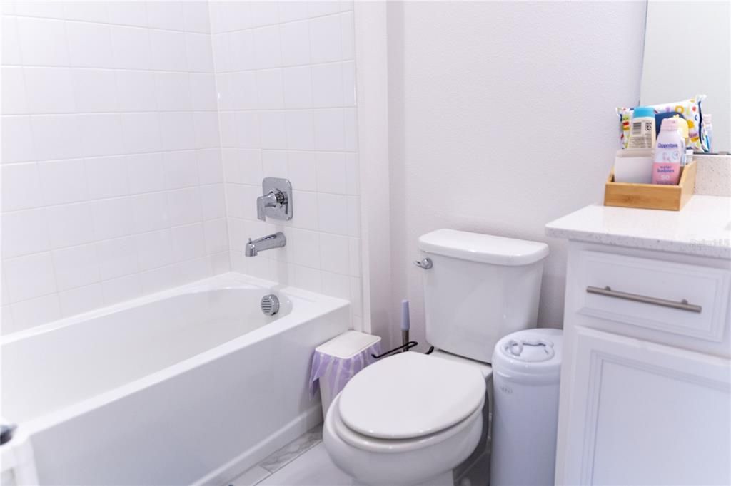 Bathroom, Dual Sink Vanities, Interior, Marble, Wood Texture Flooring