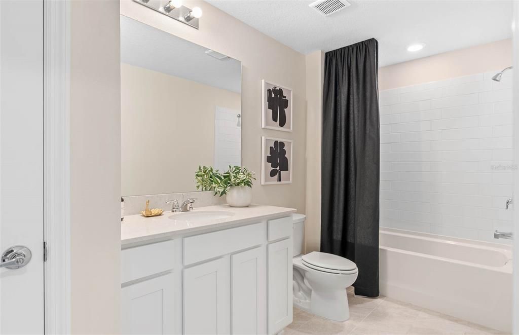 Bathroom, Interior, Recessed Lighting