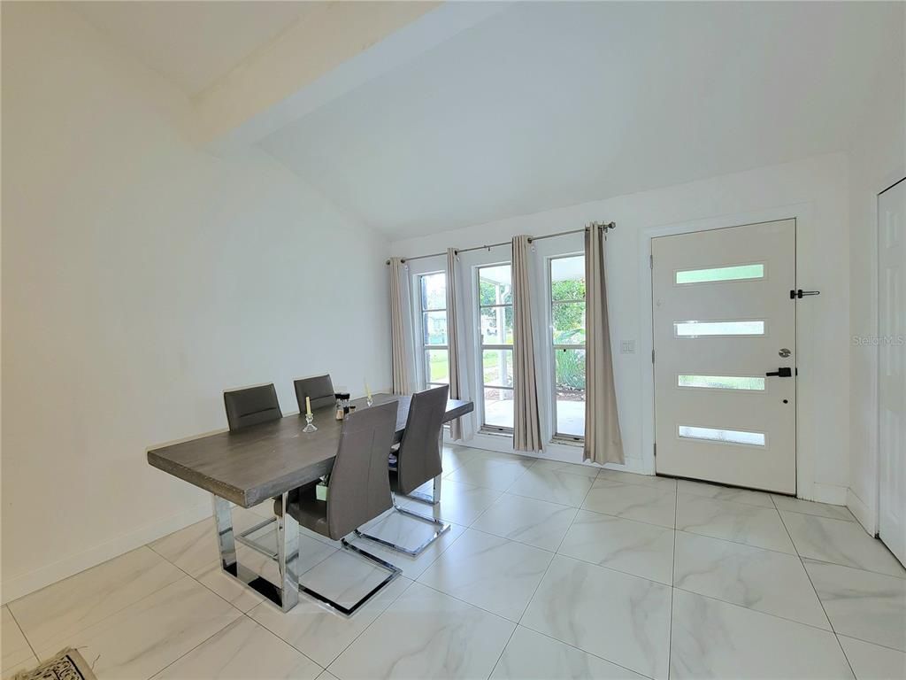 Dining room, Interior, Marble