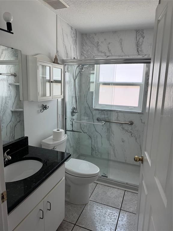 Bathroom, Glass Shower, Interior, Marble Walls