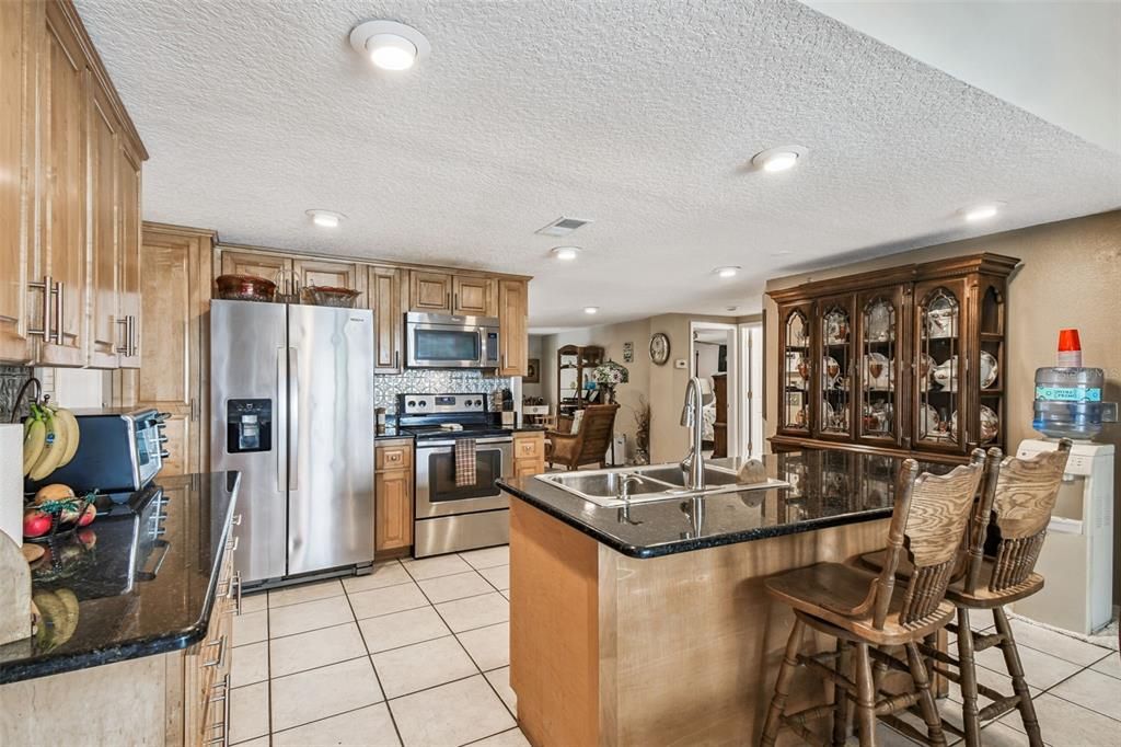 Interior, Kitchen, Recessed Lighting, Stainless Steel Appliances