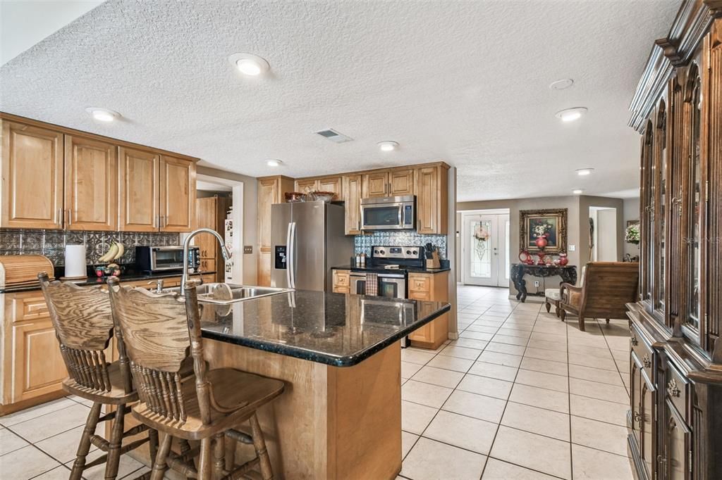 Interior, Kitchen, Recessed Lighting, Stainless Steel Appliances