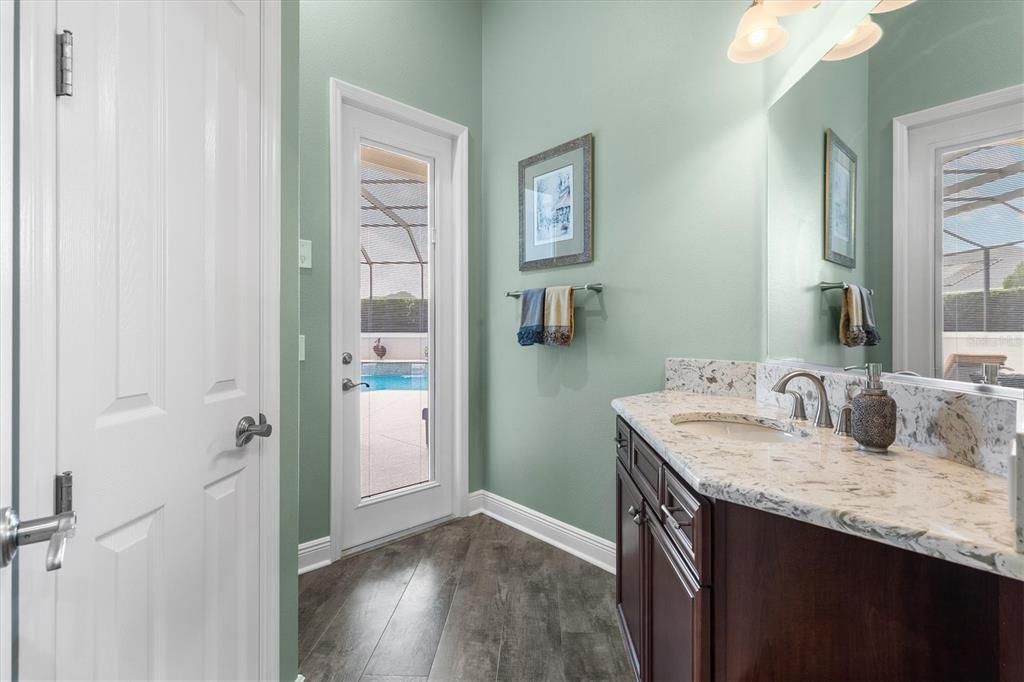 Bathroom, Interior, Wood Texture Flooring