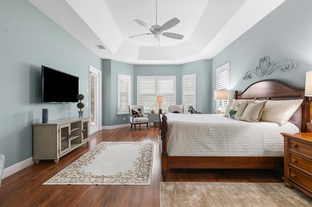 Bedroom, Interior, Wood Texture Flooring