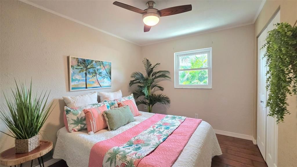 Bedroom, Interior, Wood Texture Flooring