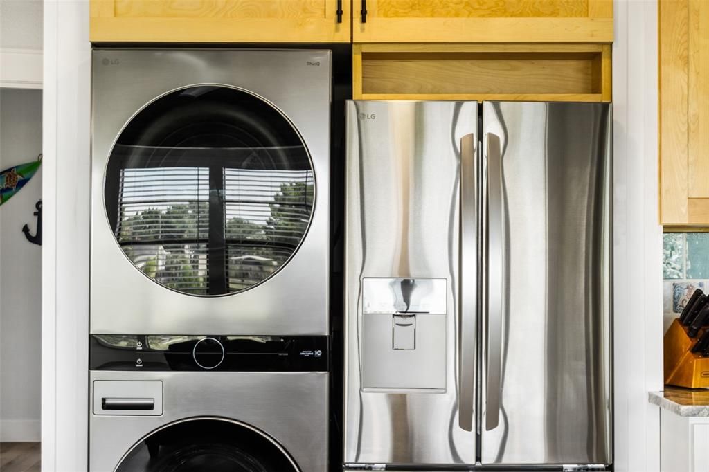 Interior, Kitchen, Stainless Steel Appliances, Utility Closets, Washer