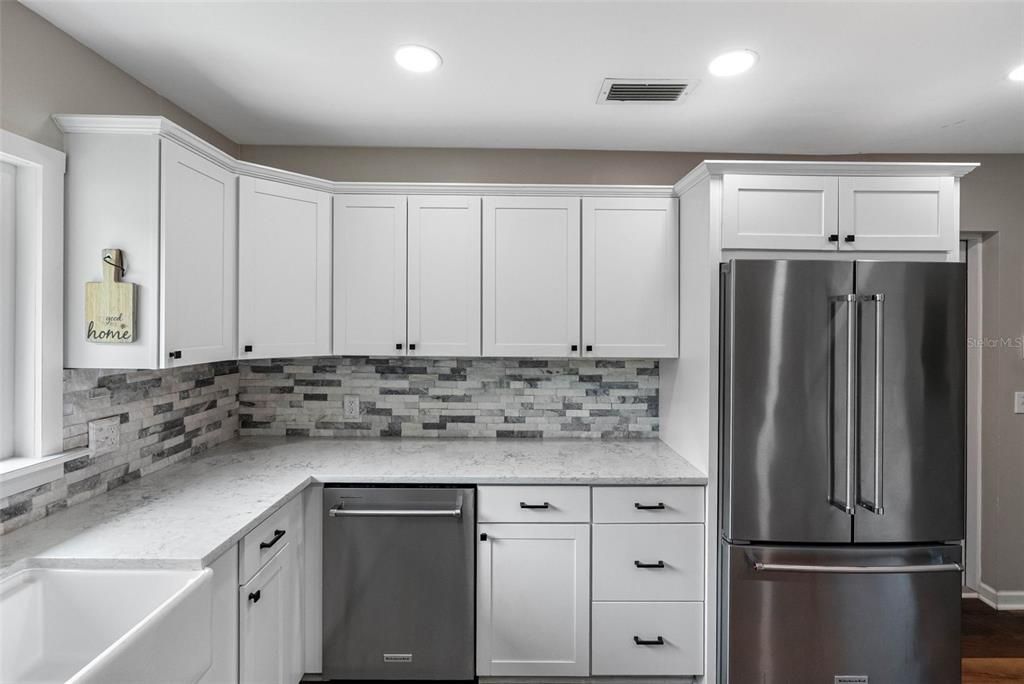 Interior, Kitchen, Recessed Lighting, Stainless Steel Appliances