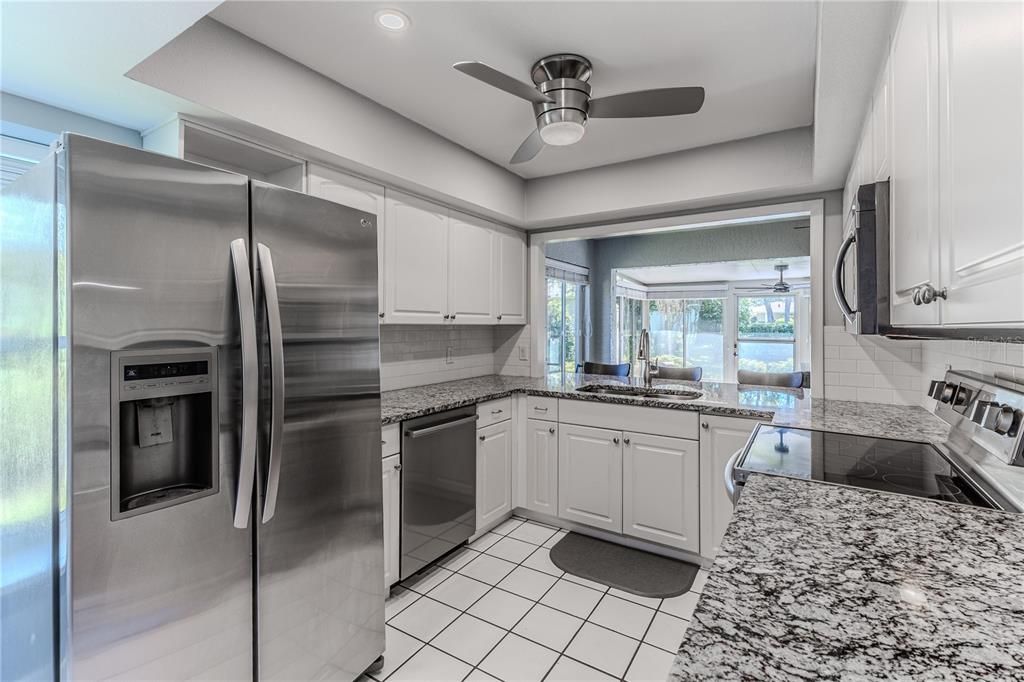 Interior, Kitchen, Recessed Lighting, Stainless Steel Appliances