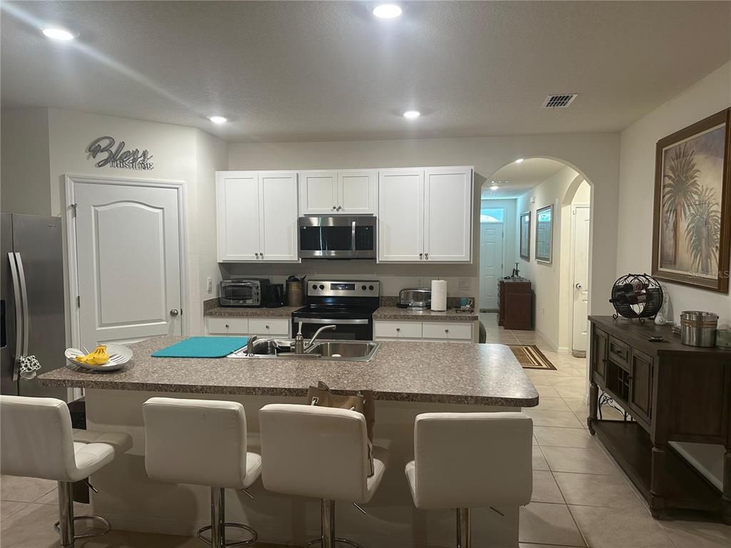 Interior, Kitchen, Recessed Lighting, Stainless Steel Appliances
