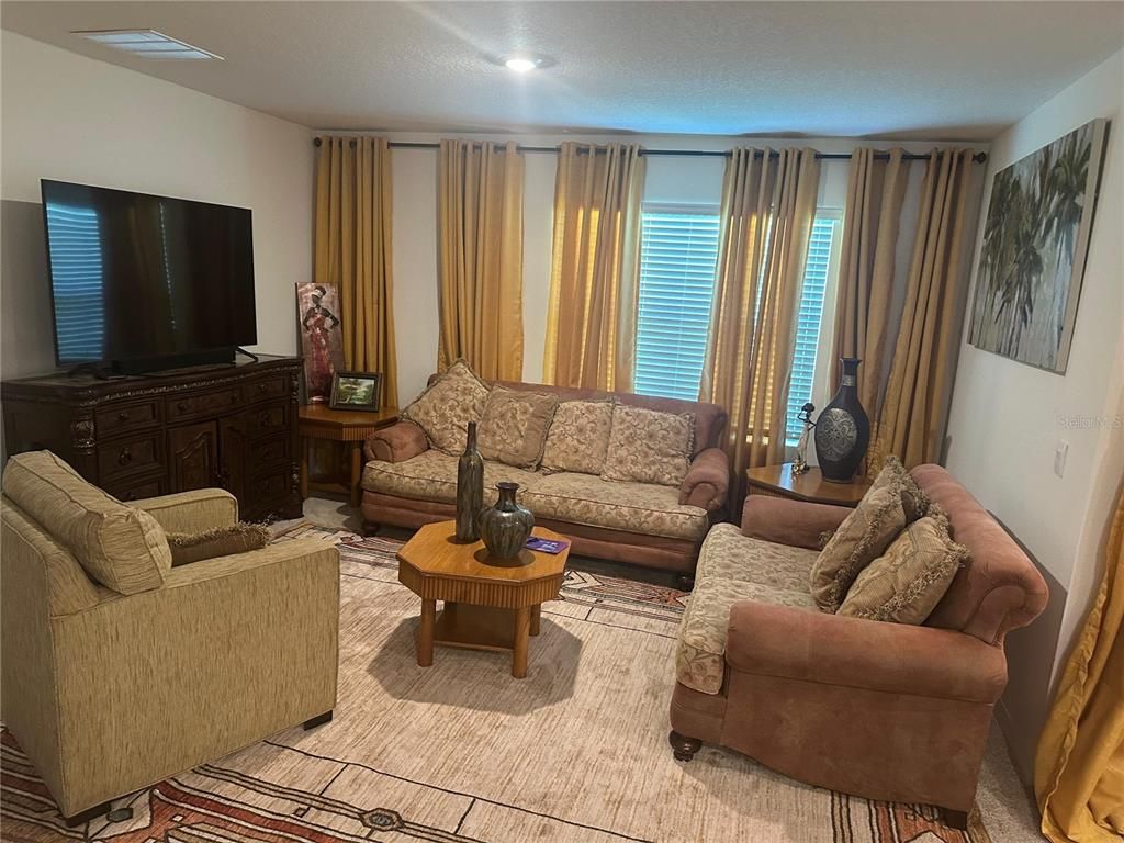 Interior, Living room, Recessed Lighting