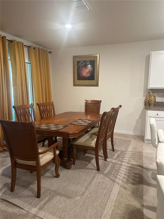 Dining room, Interior, Recessed Lighting