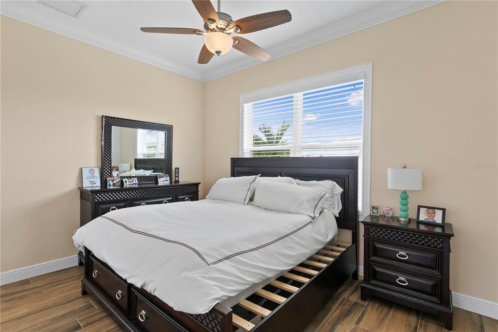Bedroom, Interior, Wood Texture Flooring