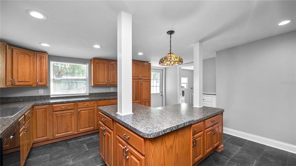 Interior, Kitchen, Pendant Lights, Recessed Lighting