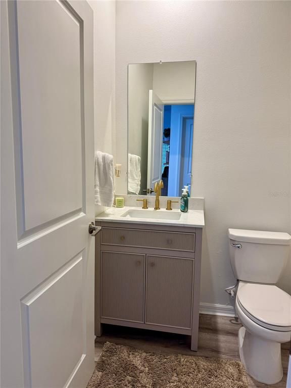 Bathroom, Interior, Wood Texture Flooring
