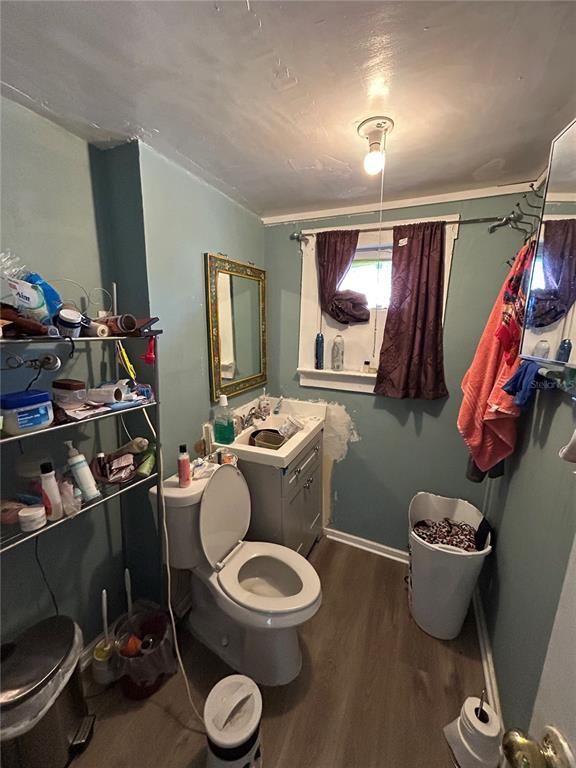 Bathroom, Interior, Wood Texture Flooring