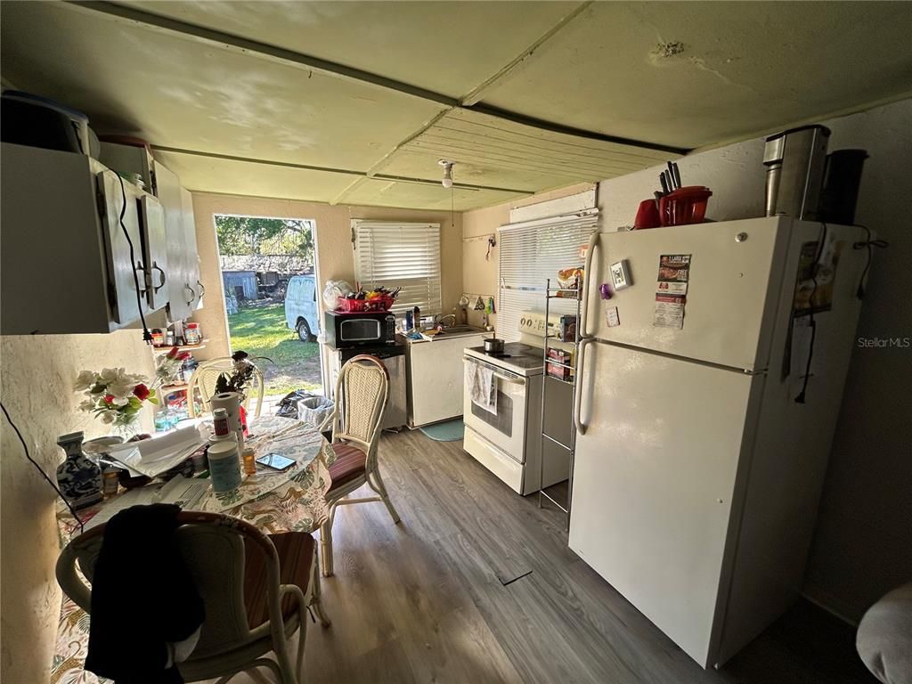 Interior, Kitchen, Wood Texture Flooring