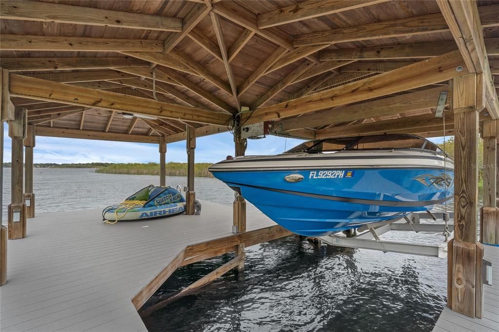 Exterior, Water, Wooden Beams