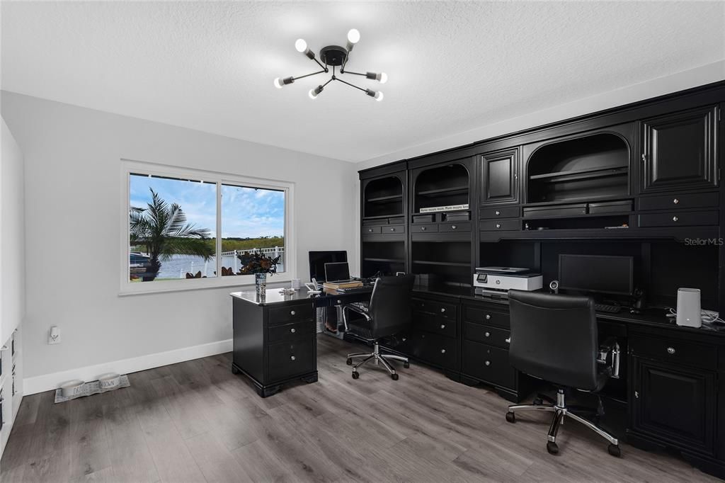 Home Office, Interior, Wood Texture Flooring