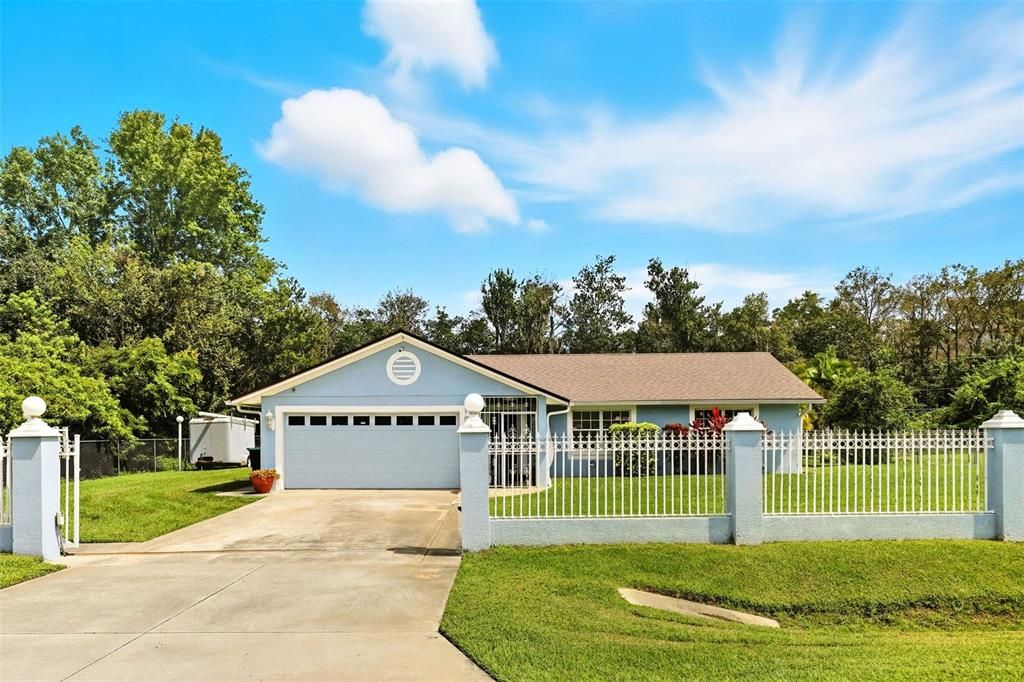 Attached, Backyard, Exterior, Facade, Ranch