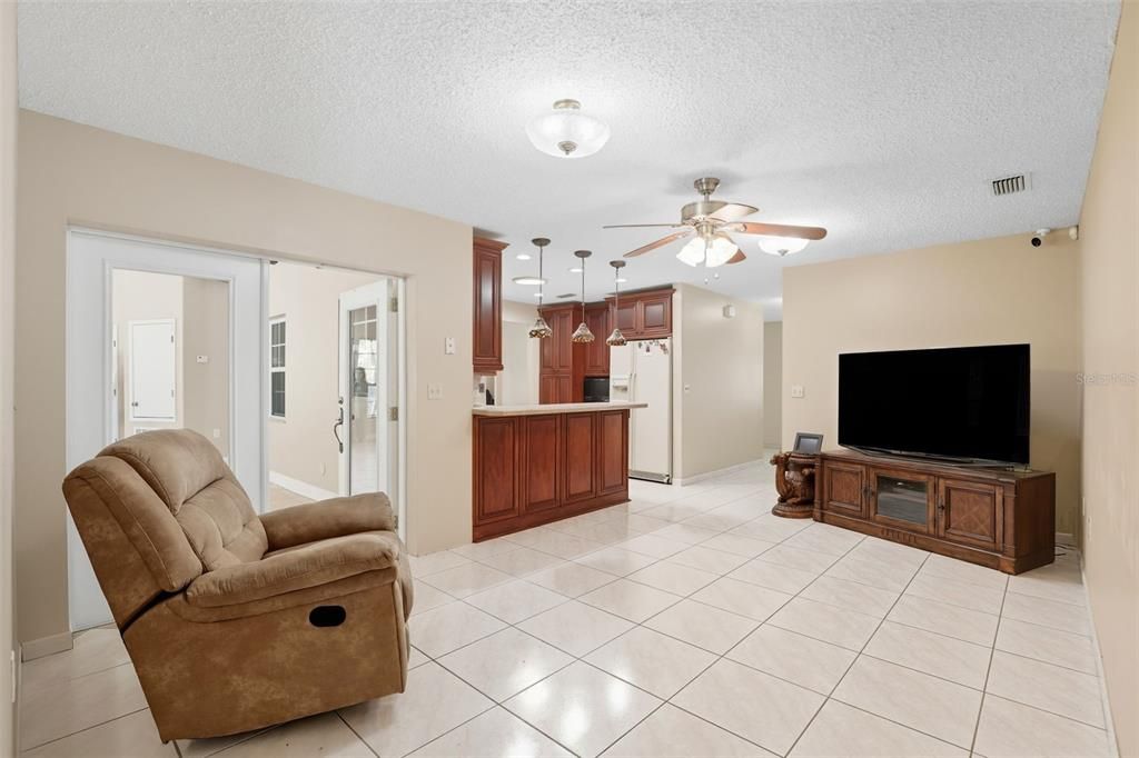 Interior, Kitchen, Living room