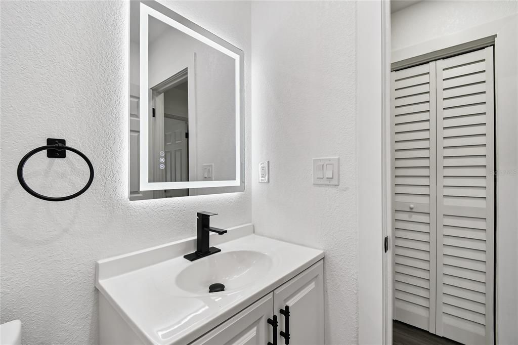 Bathroom, Interior, Wood Texture Flooring