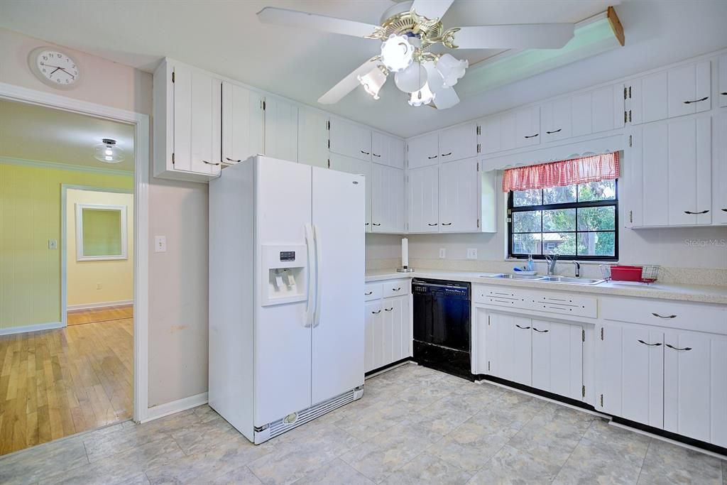 Interior, Kitchen, Wood Texture Flooring