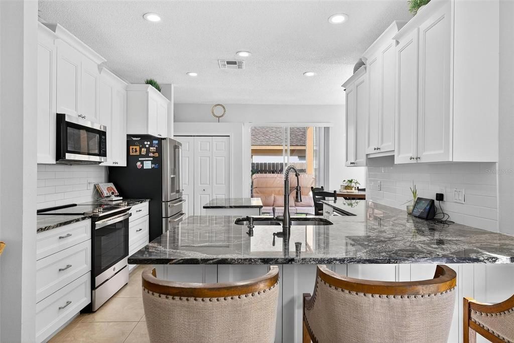 Interior, Kitchen, Recessed Lighting, Stainless Steel Appliances