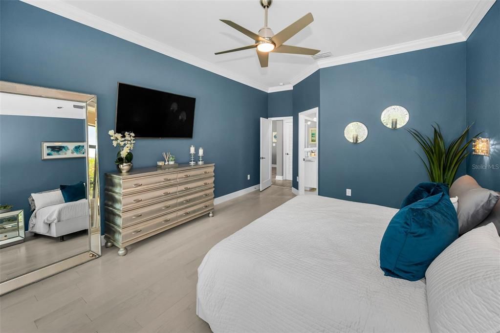 Bedroom, Interior, Wood Texture Flooring