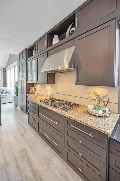 Interior, Kitchen, Wood Texture Flooring