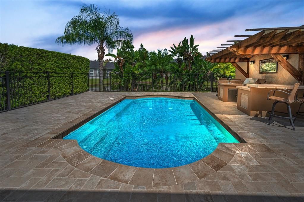 Exterior, Outdoor Kitchen, Pool