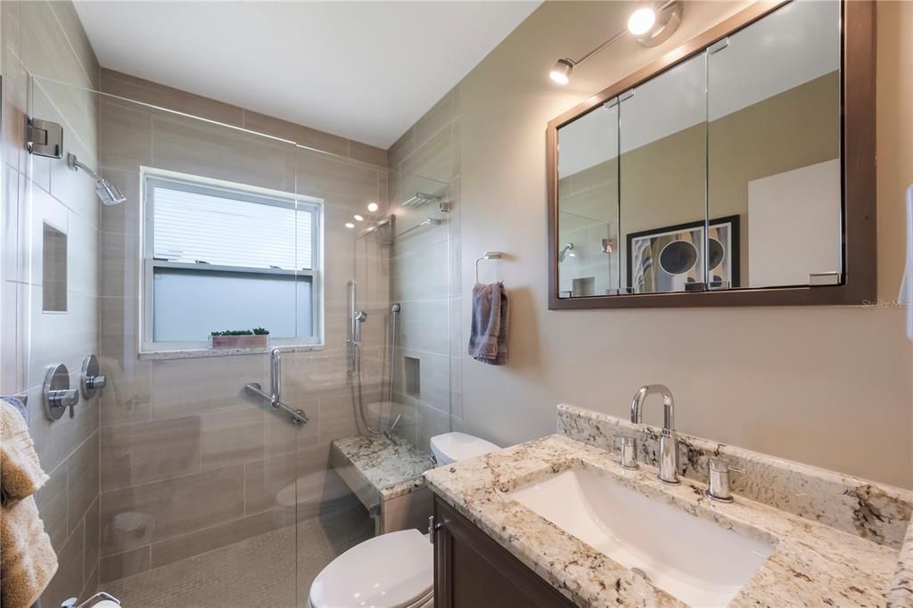 Bathroom, Glass Shower, Interior