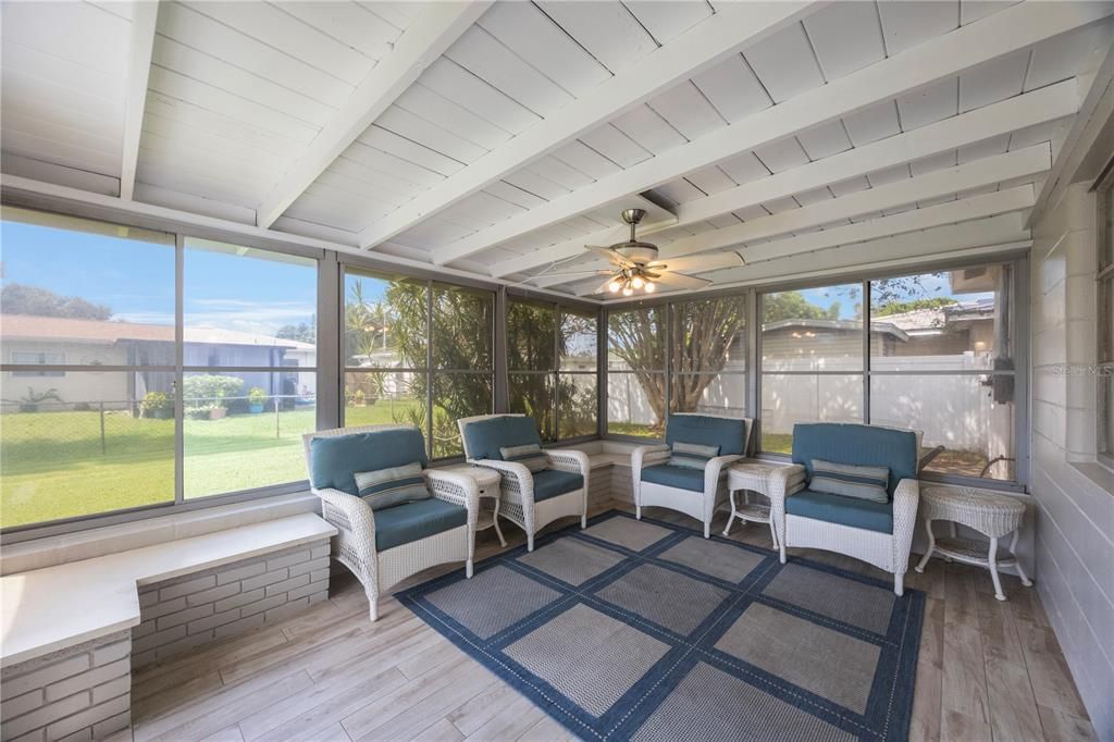 Interior, Sun Room, Wood Texture Flooring