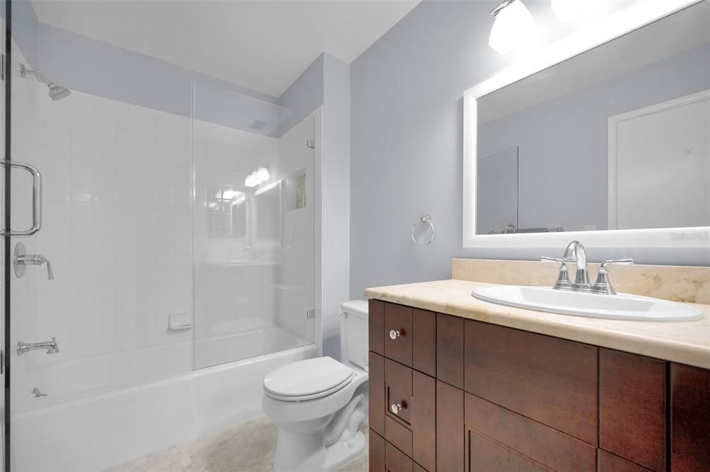 Bathroom, Glass Shower, Interior