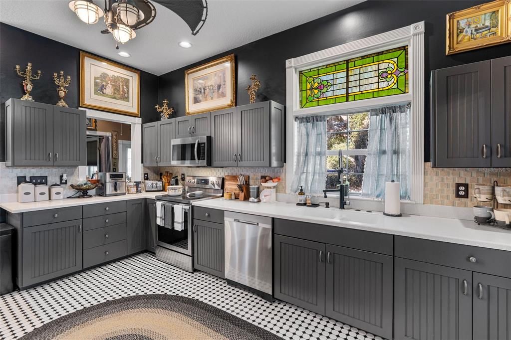 Interior, Kitchen, Recessed Lighting, Stainless Steel Appliances