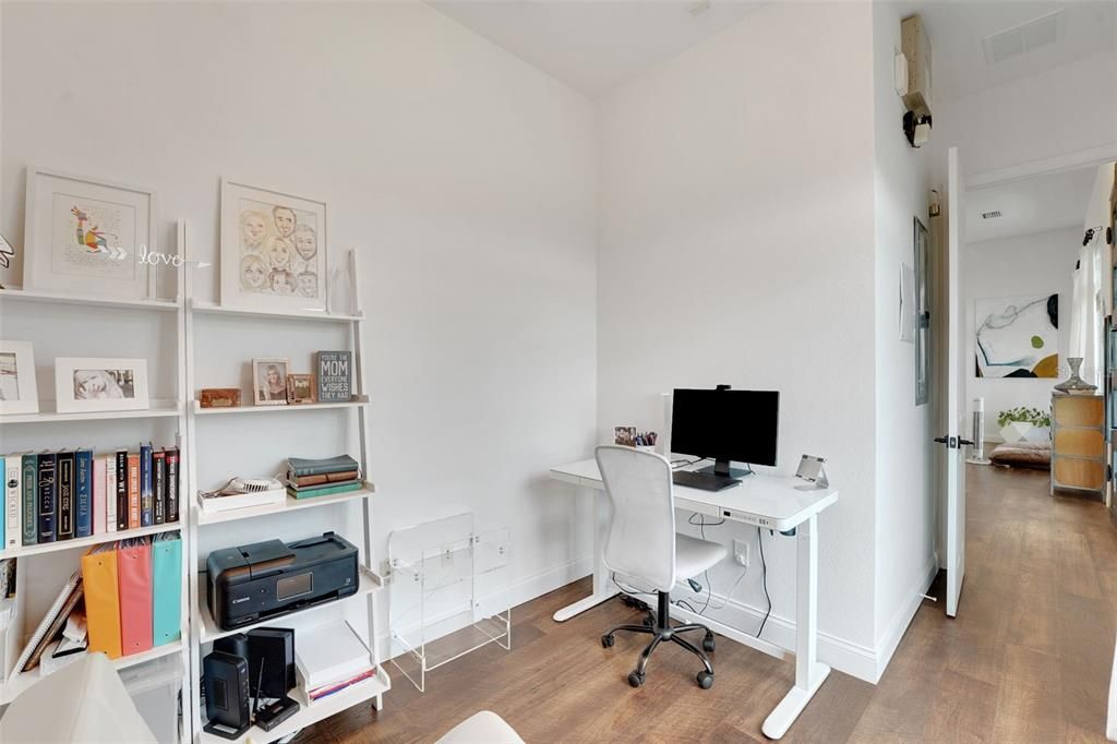 Home Office, Interior, Wood Texture Flooring