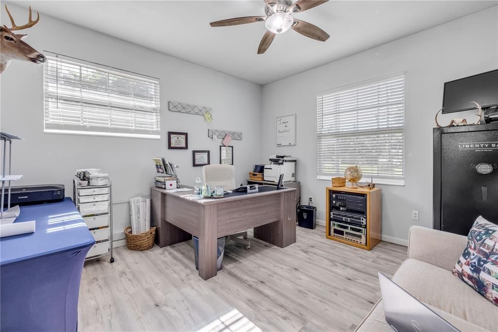 Home Office, Interior, Wood Texture Flooring