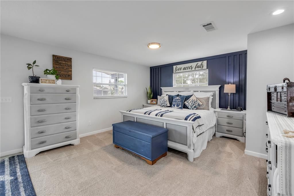 Bedroom, Interior, Recessed Lighting