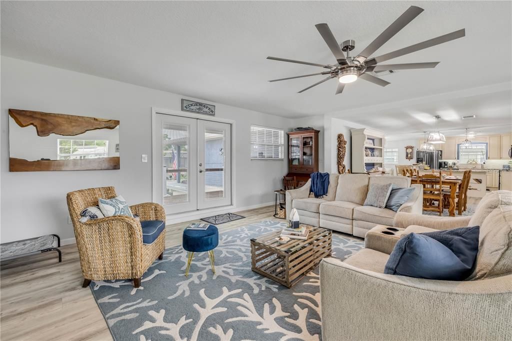 Dining room, Interior, Kitchen, Living room, Wood Texture Flooring