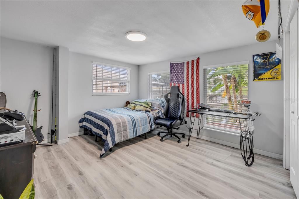 Bedroom, Home Office, Interior, Wood Texture Flooring