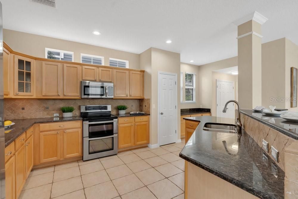 Interior, Kitchen, Recessed Lighting, Stainless Steel Appliances