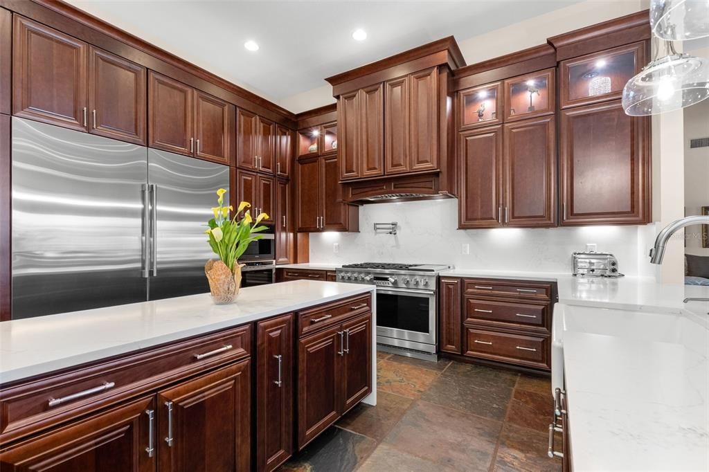 Interior, Kitchen, Recessed Lighting, Stainless Steel Appliances