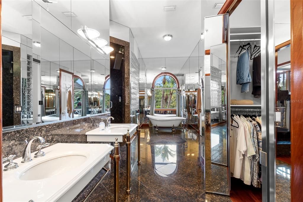 Bathroom, Dual Sink Vanities, Free Standing Baths, Interior